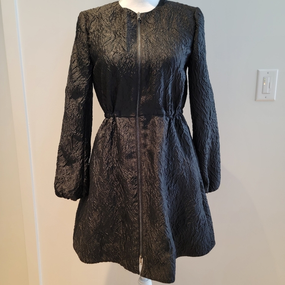 ❤️BCBG MAXAZRIA BLACK COAT DRESS - Picture 2 of 13